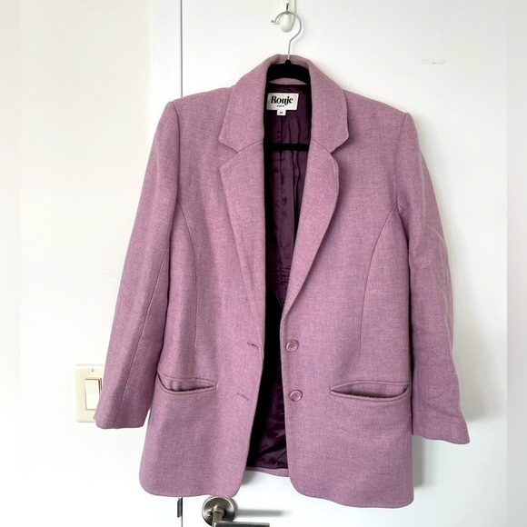 Rare Rouje Jacques wool jacket in lavender - Picture 3 of 7